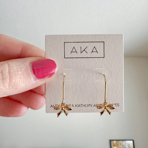 Mini Bow Dangles