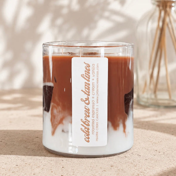 Wood Wick Jar Candle 10 oz - Cold Brew & Tan Lines