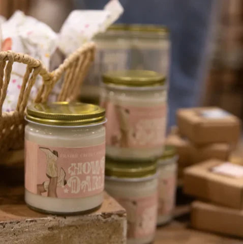 Wood Wick Jar Candle 8 oz - Howdy Darlin'