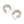 ARDEN Textured Hoops - Silver