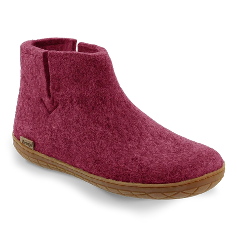Boot with Honey Rubber - Cranberry