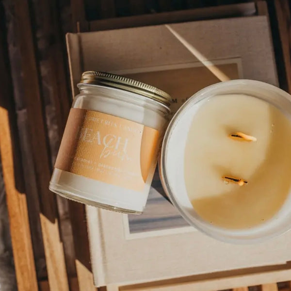 Wood Wick Jar Candle 8 oz - Beach Bum