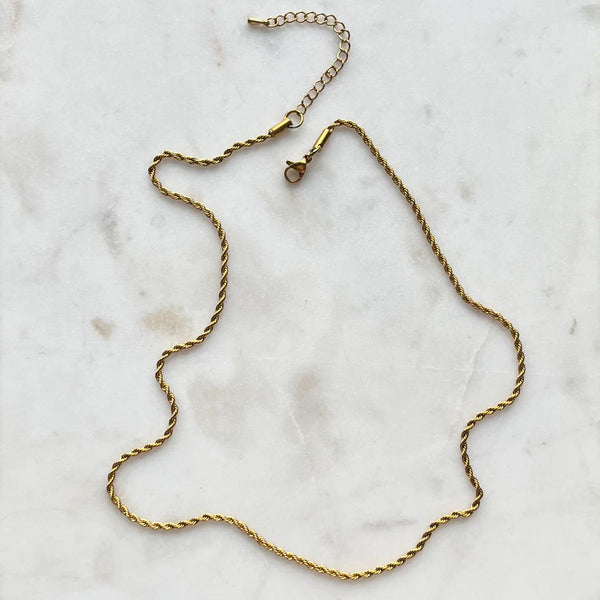 CELINE Rope Chain Necklace