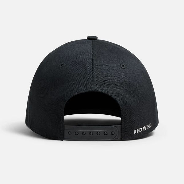 Embroidered Logo Hat - Black