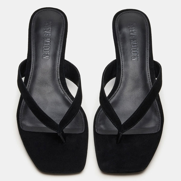 Tracie - Black Suede