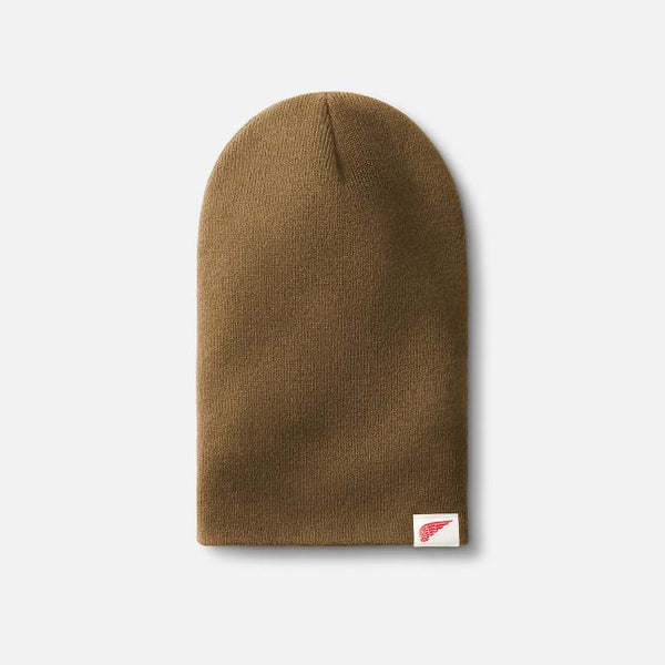 Logo Knit Beanie - Coyote Brown