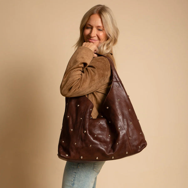 Lindsey Studded - Brown