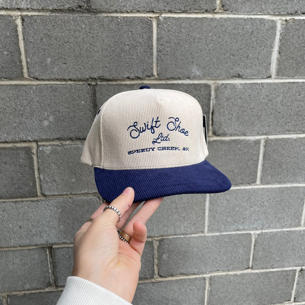 Speedy Creek Hat - Navy Corduroy