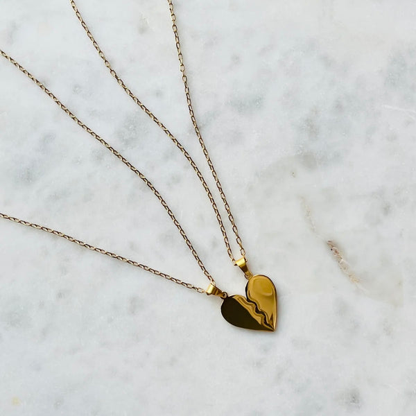 RAYA BFF Heart Necklace - Gold