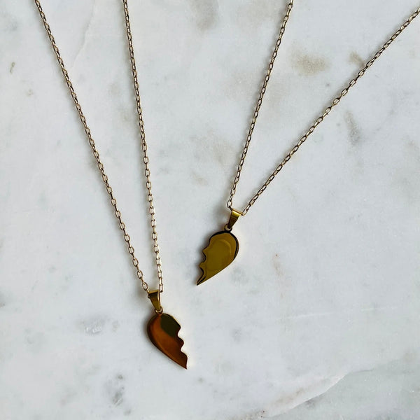 RAYA BFF Heart Necklace - Gold