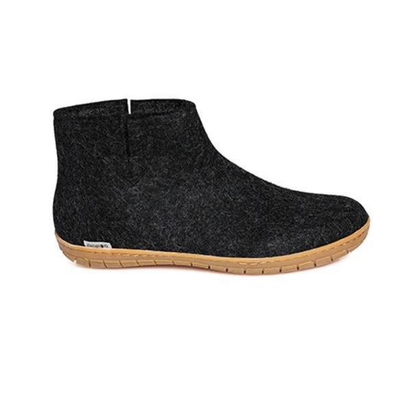 Boot with Honey Rubber - Charcoal