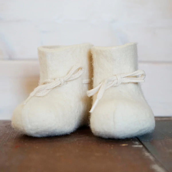 Baby Boots - Off White
