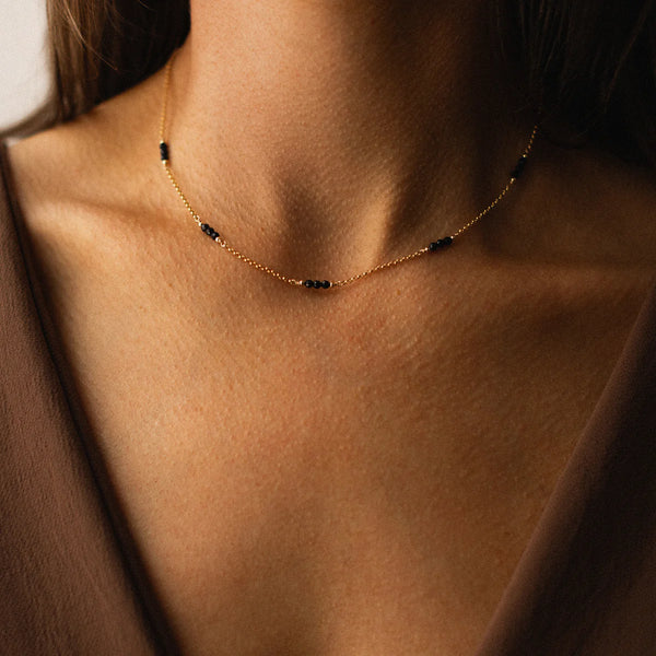 Dottie Necklace - Black Onyx