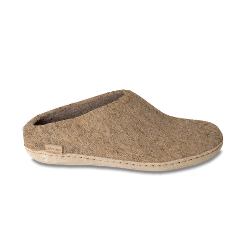Slip-on with Leather Sole - Sand