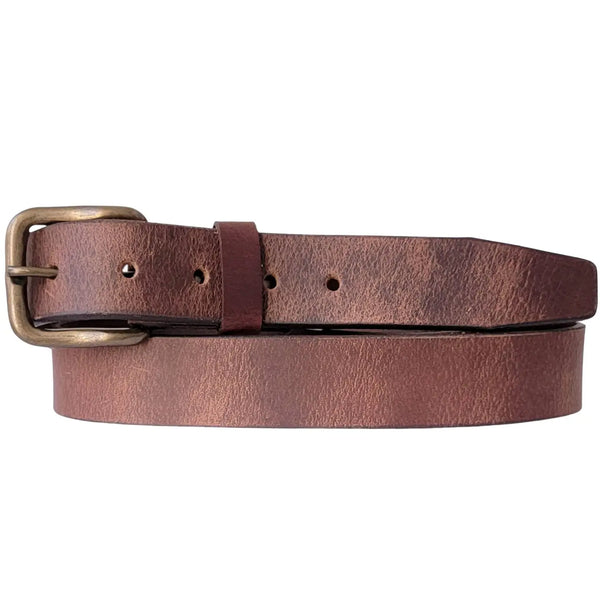 Leather Belt - Distressed Brown