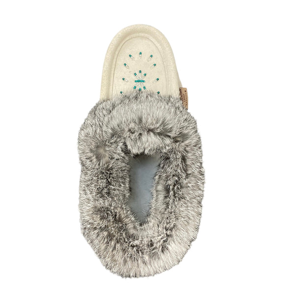 Fur Moccasin - Ice Suede