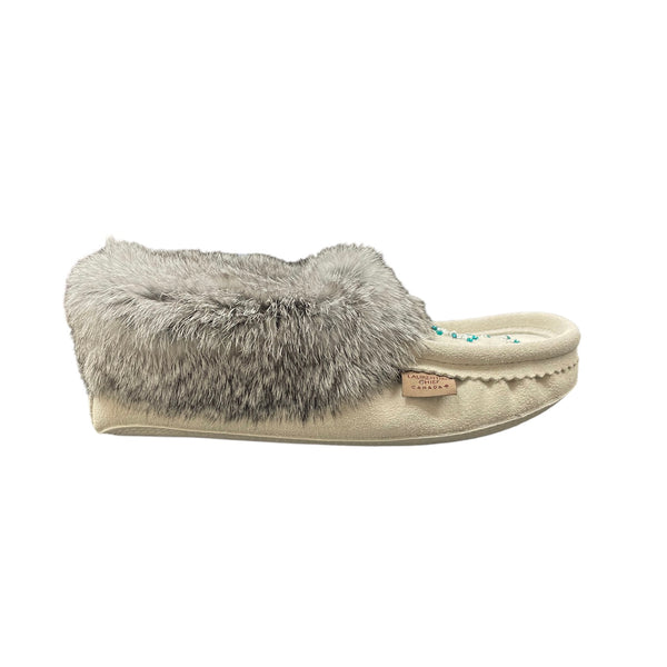 Fur Moccasin - Ice Suede