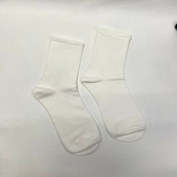 Classic Quarter Socks - White