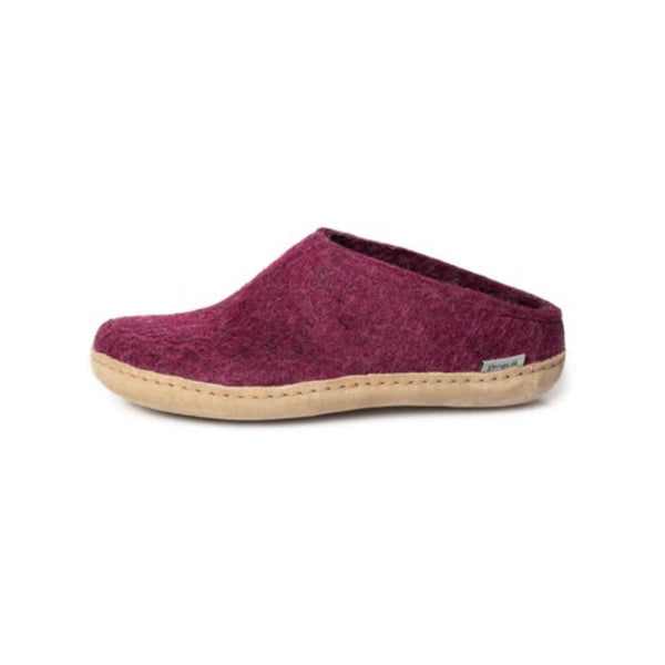 Cranberry Slip-on with Leather Sole