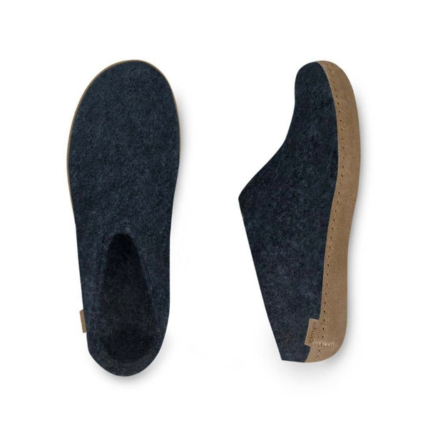 Slip-on with Leather Sole - Denim