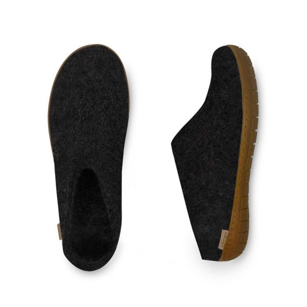 Slip-on with Honey Rubber - Charcoal