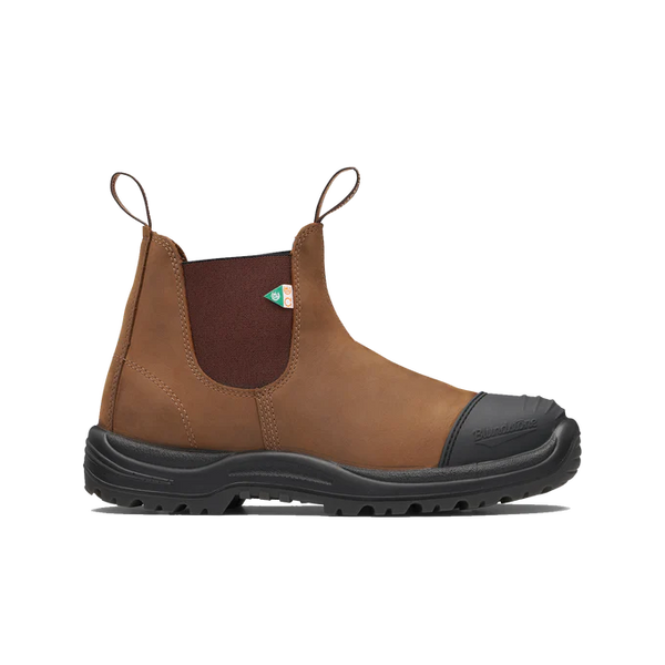 Blundstone 169 - Work & Safety Rubber Toe Cap Saddle Brown
