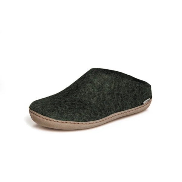 Slip-on with Leather Sole - Forest