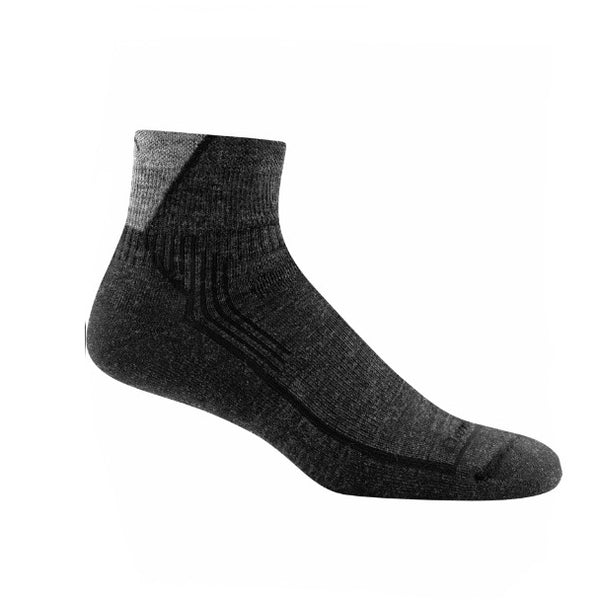 Men's Quarter Hiking Sock - Black
