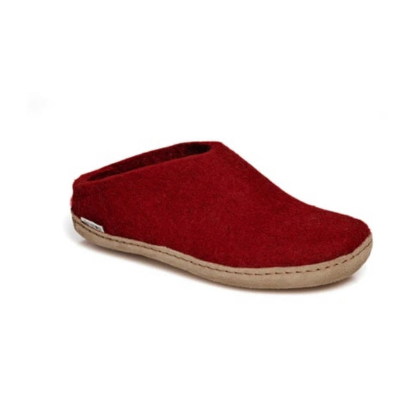 Slip-on with Leather Sole - Red