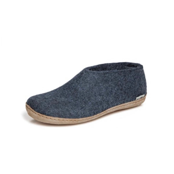Shoe with Leather Sole - Denim