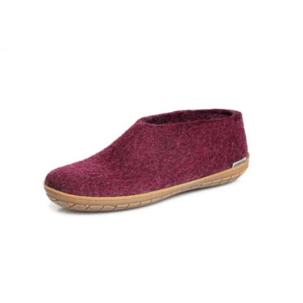 Shoe with Honey Rubber - Cranberry